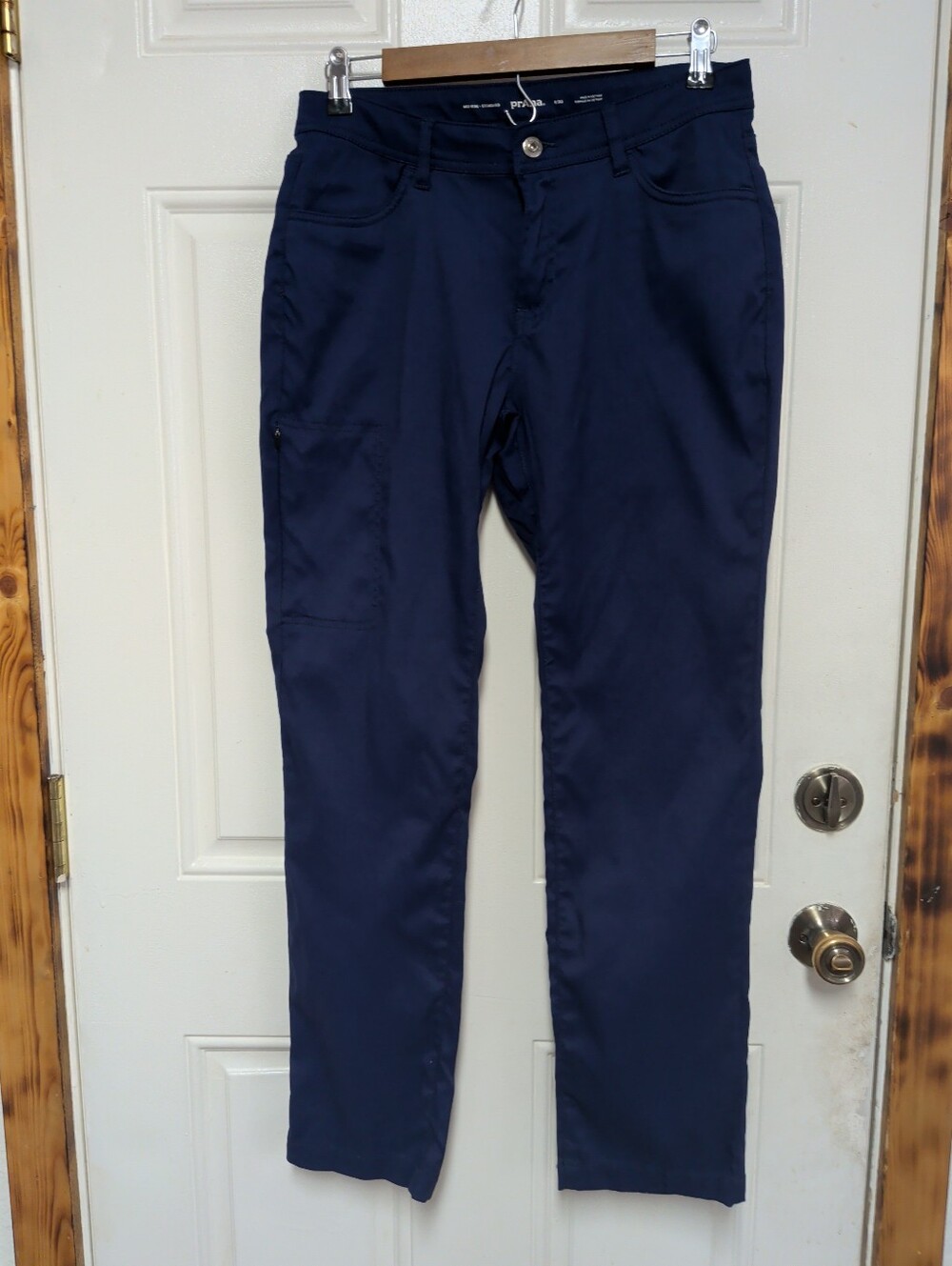prAna Women’s Stretch Zion Halle Pants Sz 6/30 Blue Outdoor Hiking Pants